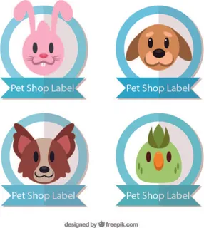 免抠动物头像标签