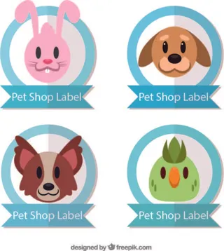 免抠动物头像标签