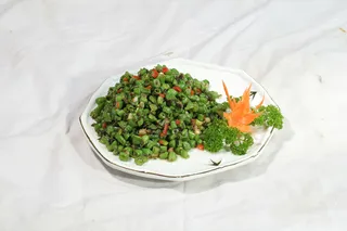 14榄菜肉粒四季豆 一篓油