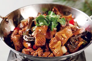 干锅美食焖锅湘菜麻辣香辣纸锅干锅野鸡