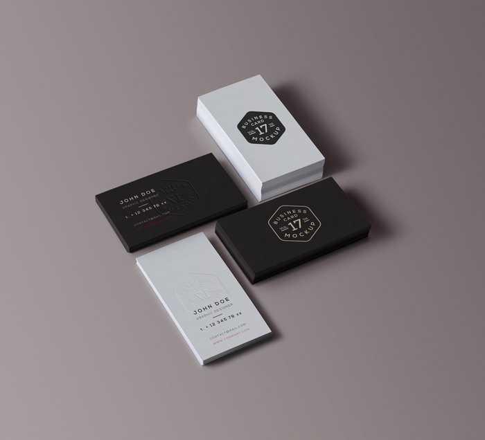 名片样机设计素材