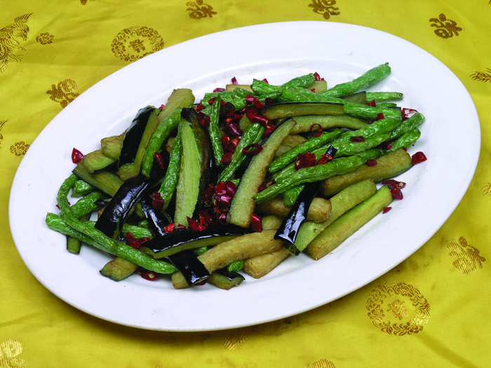 0711c-1161豇豆烧茄子