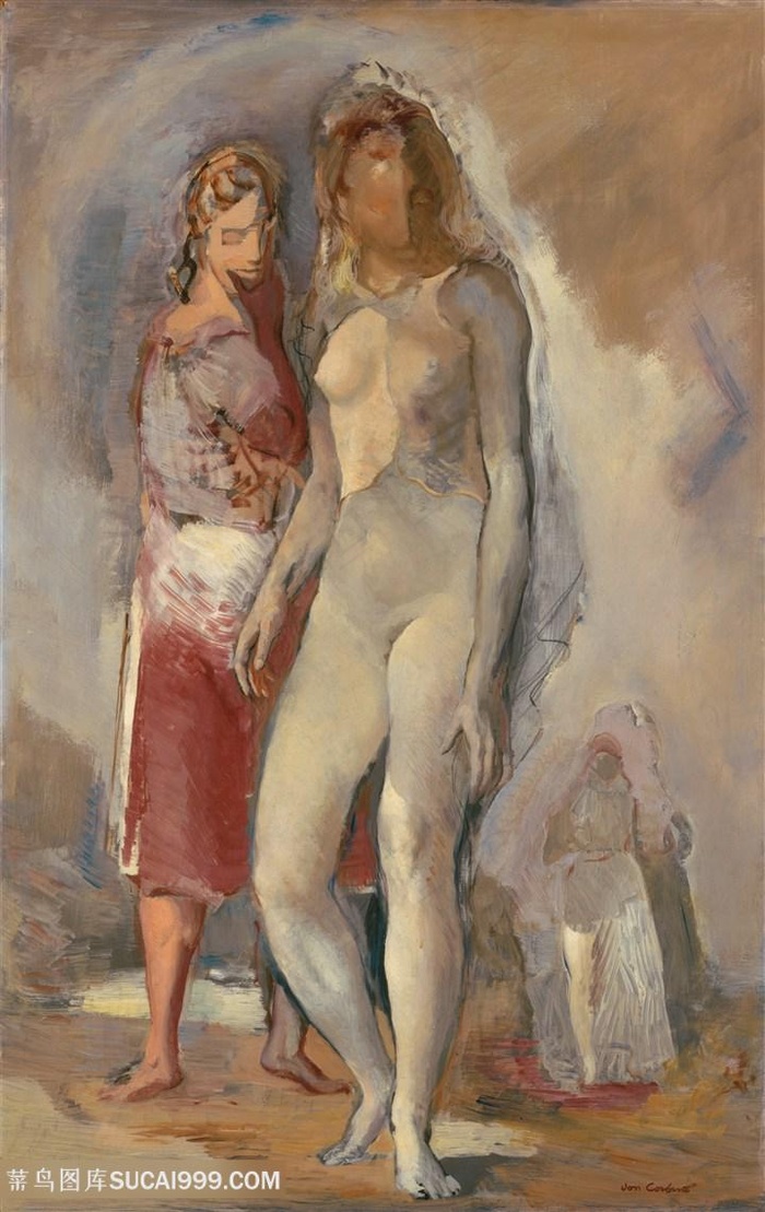 会议，1943年抽象画油画图片