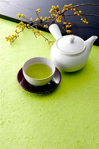 茶道清茶绿茶摄影