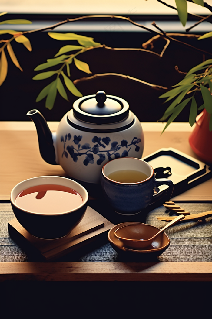 红茶茶文化精美茶具摄影图(2688x4032)