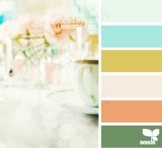 古董配色色卡色彩搭配