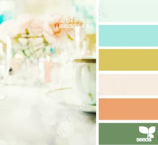 古董配色色卡色彩搭配