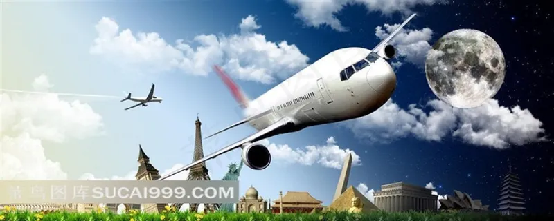 商务航空飞机旅行图片