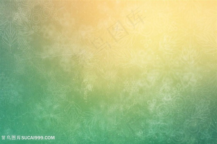 青绿色花纹底纹斑驳模糊背景
