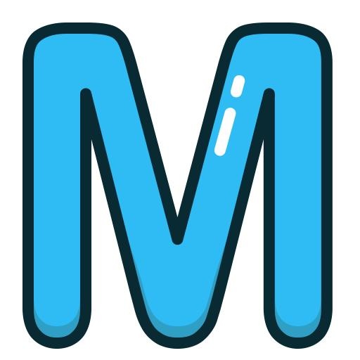 字母M PNG免抠(512x512)