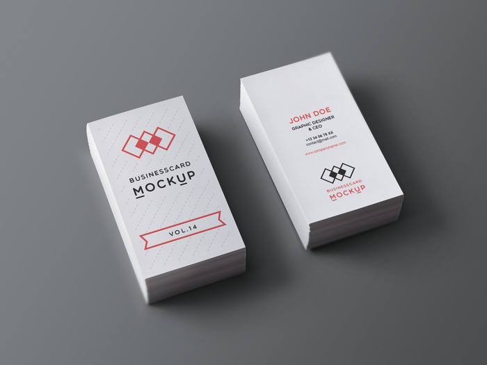 名片样机设计素材