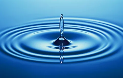 水滴水珠蓝色背景