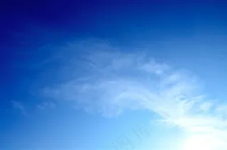 湛蓝天空背景素材