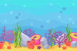多彩卡通海洋