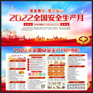 2022全国安全生产月宣传栏