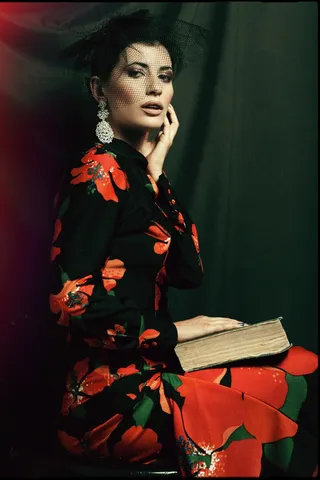 欧美贵妇美女人像摄影图片