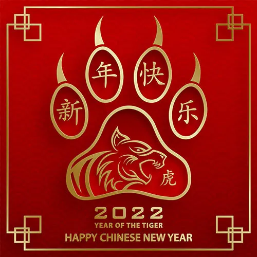 虎年图案创意矢量素材eps,ai矢量模版下载