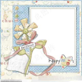 背景底纹-漂亮的卡通边框