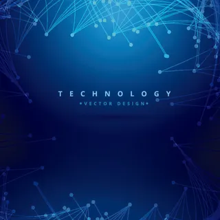 几何抽象粒子线条光线科技感网页banner展板背景AI矢量设计素材