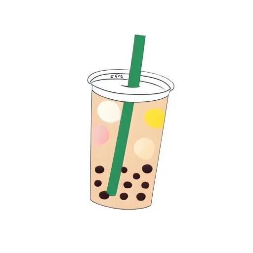 奶茶免抠(2048x2048)