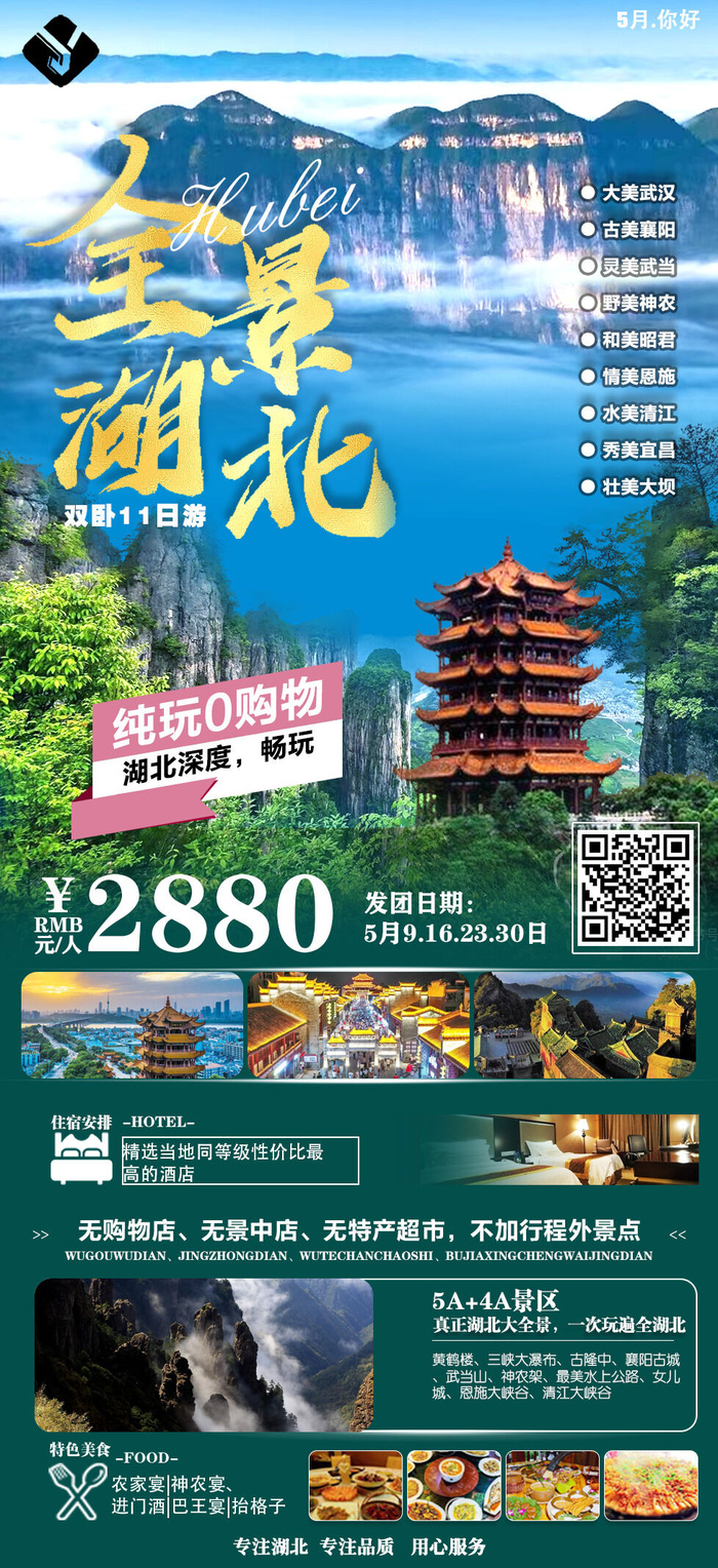湖北全景