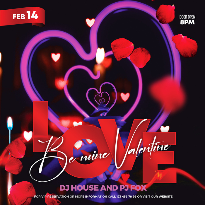 2.14情人节爱情psd模式