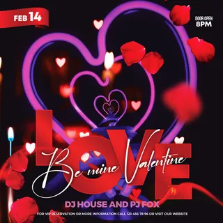 2.14情人节爱情psd模式