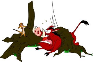 卡通动漫动画狮子王野猪臭鼬矢量图素材