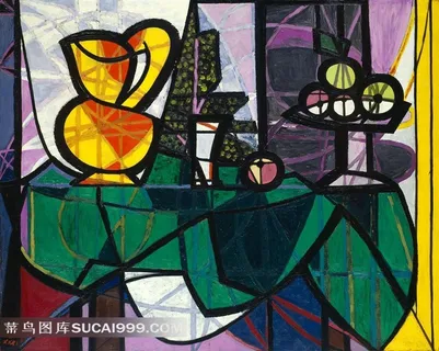 毕加索油画素材