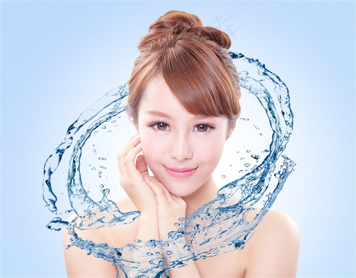 美女补水高清广告图片