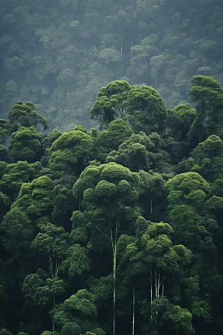 热带雨林森林树木摄影图