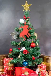 圣诞节圣诞小树圣诞球装饰