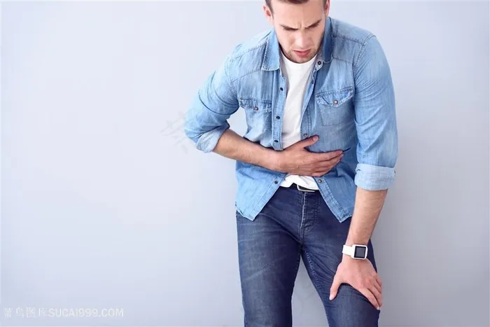 突然疼痛的人物高清图片