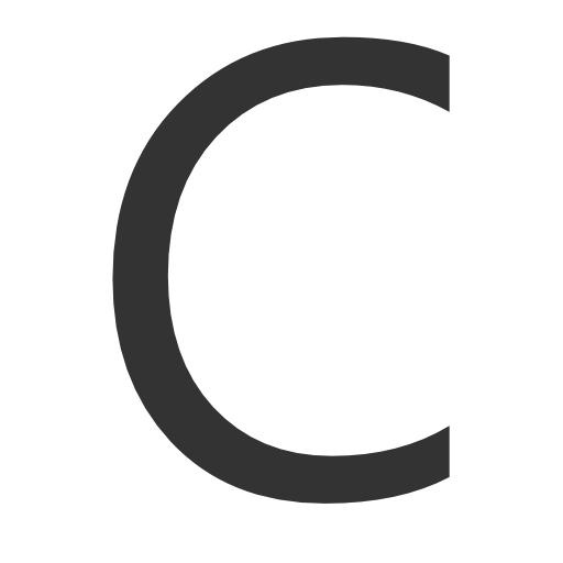 字母C PNG免抠(512x512)