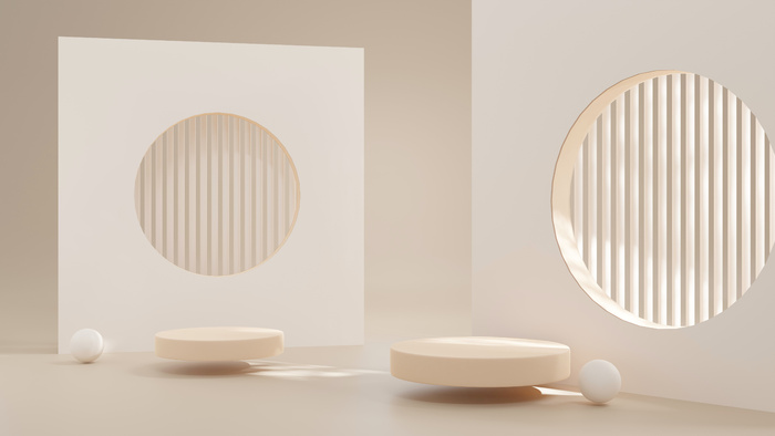 电商产品3D立体背景图主图场景 