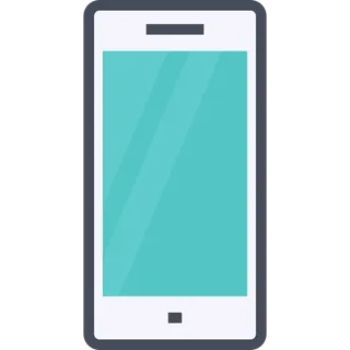 彩色智能手机装饰元素