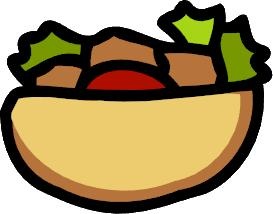 沙拉三明治 PNG免抠