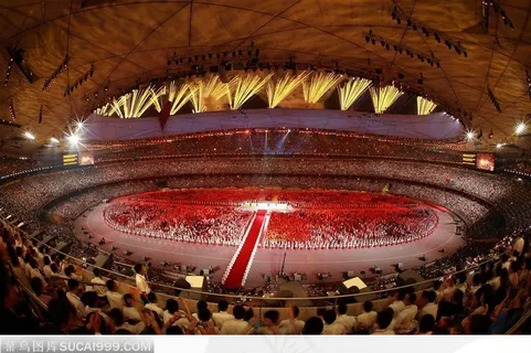奥运会开幕式-俯视下的场馆