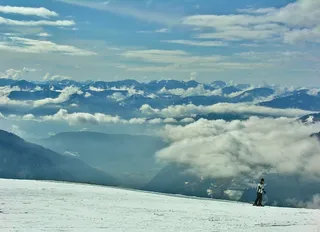 冬天自然背景风景