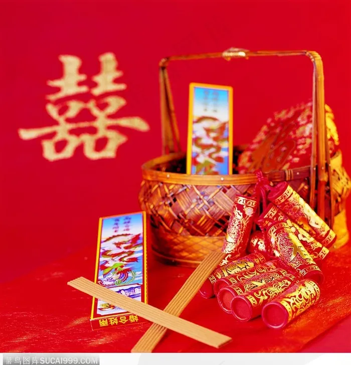 喜庆结婚-红色的喜庆用具