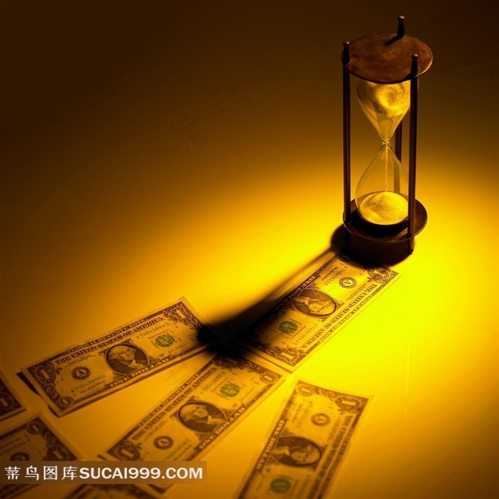 美元沙漏高清素材