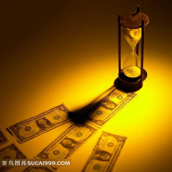 美元沙漏高清素材