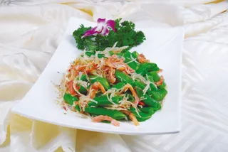 0911CC-625虾干银鱼炒蜜豆