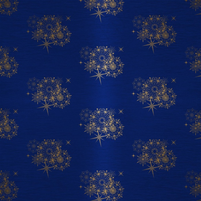 时尚蓝底金色圣诞背景