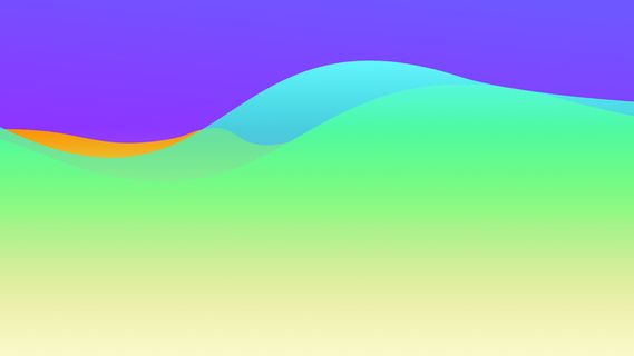 极简剪纸波浪弥散光渐变背景图