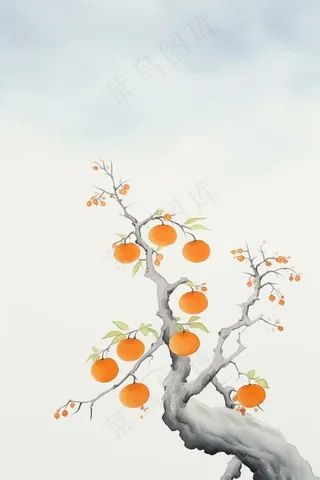 淡雅国风水墨背景