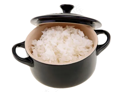 米饭大米饭水清水白米饭免抠