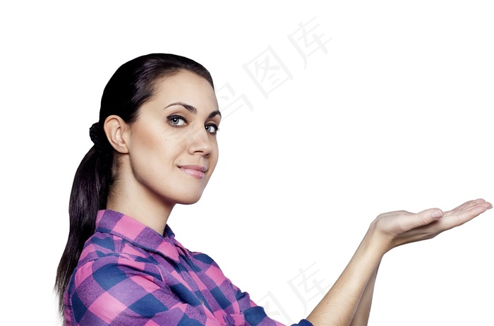 各种手势的人们