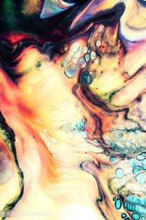 水彩时尚抽象艺术油画