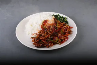 鱼香肉丝饭美食图片素材